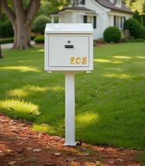 2 Inch Mailbox Address Numbers, Apartment Door Number Stickers, Waterproof Durab