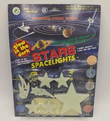 Stars Spacelights Glow In The Dark set! «Star Glow Night Sky», 1994 Vintage NIP!