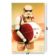 Original Stormtrooper – Poster (Stormtrooper With Surfboard – Surfing)