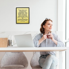 Any Fool Can Criticize – Inspirational Wall Decor, Vintage Motivational Wall Art