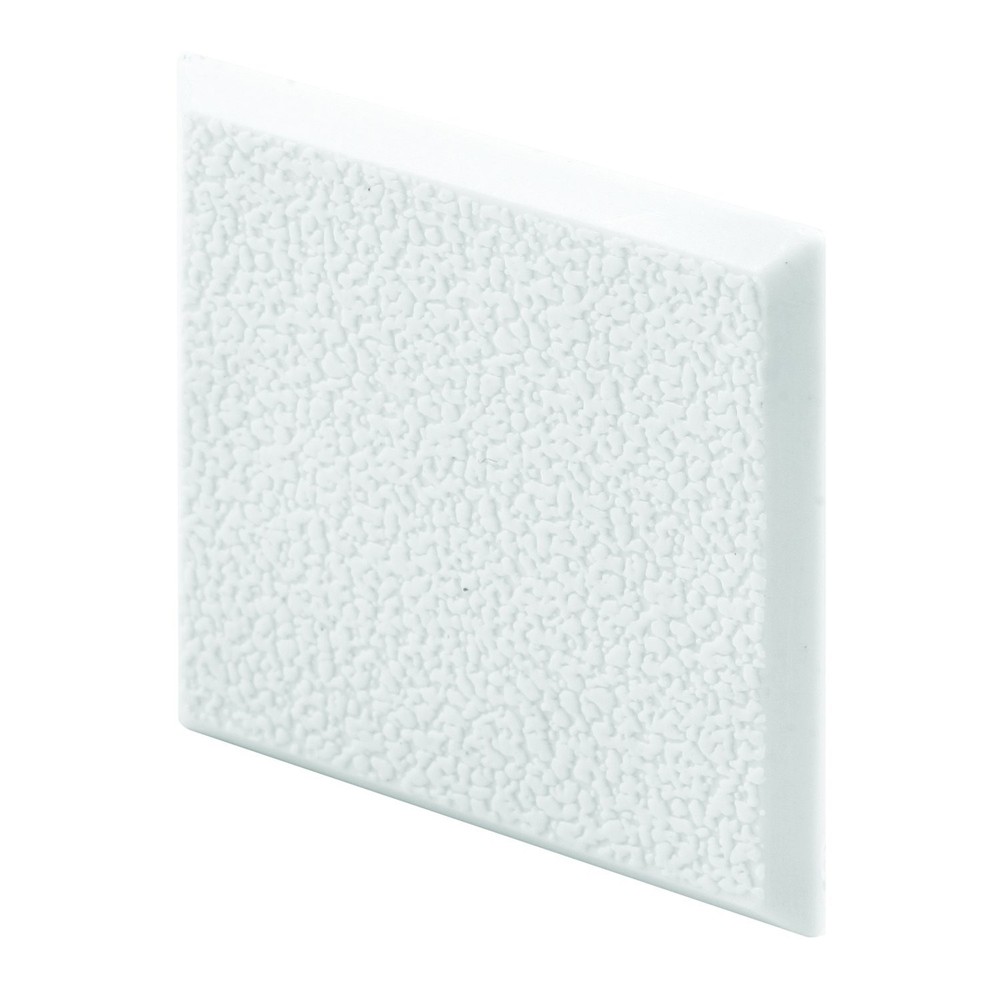MP10866 Wall Protector 2 In. x 2 In. Squares Rigid Vinyl White Textured 5 Pack