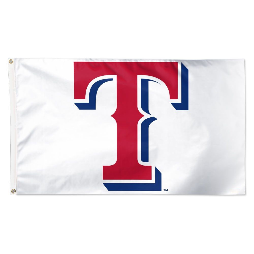 Texas Baseball Team Memorable White Flag 3×5 ft Rangers Souvenir Banner