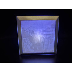 Holy Multicolor Touch LED 2″ Box Light 3D Lithopane St. Timothy Andrew John