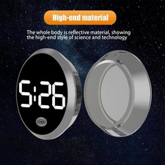 Car Dashboard Digital Clock Mini Electronic Vehicle Dash Clock LED Display