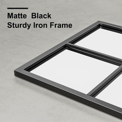 Rectangle Wall Mirror, Window Mirror Wall Mounted, 24x36in Window Pane Mirror…