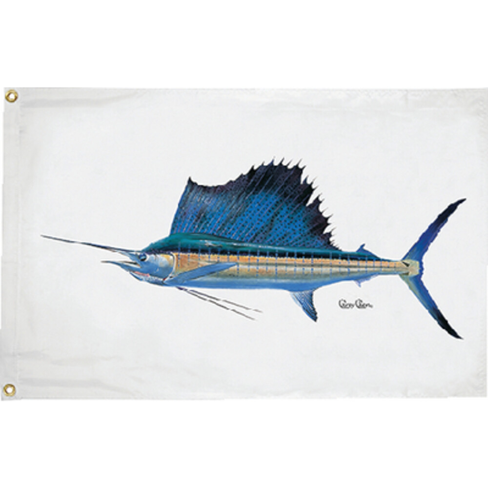 TAYLOR N.A. 1949 Flag Sailfish 24X36