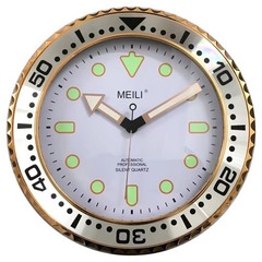 Luxury Silent Analog Role Theme Clock
