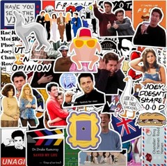 10 PCS Friends TV Show Stickers BRAND NEW