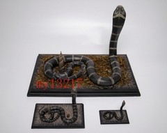 Hyper-Realistic King Cobra Collectible Statue 1/4 1/10 1/18 Scale Pet Figurine