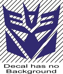Transformers Decepticon Decal Vinyl Sticker laptop helmet window car wall door