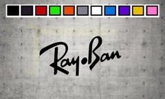 Ray Ban LOGO Vinyl Decal Sticker Emblem Car Truck Window 4″ 6″ 8″