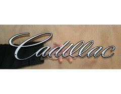 CADILLAC Script Steel Sign