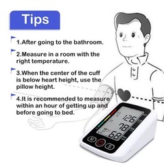 Blood Pressure Monitor Upper Arm, Automatic Digital Upper Arm Blood Pressure Voi