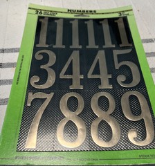Numbers,No MM-5N, Hy-Ko Prod Co, PK10 NEW