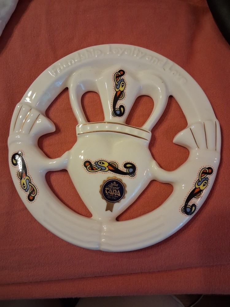 Royal Tara Fine Bone China Decorative Celtic Design Made In Galway Ireland. 7”