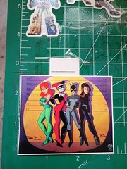 BATMAN THE ANIMATED SERIES X VILLIANS SQUAD X VYNIL HIGH-GLOSS STICKERx3x2.75″