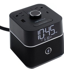 Brandstand CubieBlue User Friendly Convenient Alarm Clock Charger 2 USB Ports 2