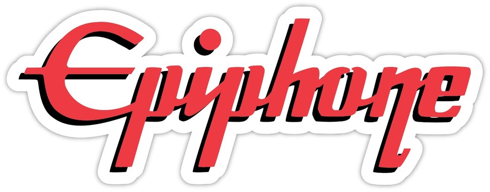 Epiphone Sticker Decal *3 SIZES* Guitar Vinyl Bumper Window Wall Car