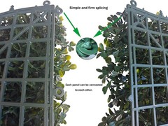 Artificial Grass Wall Panel Backdrop,10 X 10 in 8P(5.6 sqft) UV-Anti Greenery…