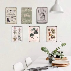 15 Coffee Recipes Metal Tin Sign 8×12 Vintage Cafe Menu Wall Decor Kitchen Gift