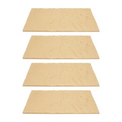 4PCS PU Panels Faux Stone Wall Panels for Interior Wall Decor Home Office