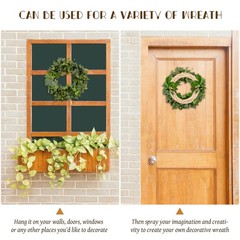 Circular Wooden Grapevine Wreath Vine Branch Twig Hanging Pendant Decor