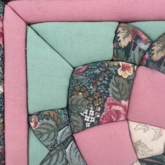 Quilted Patchwork Square Wall Panel Cottage Core Shabby Chic VTG Boho