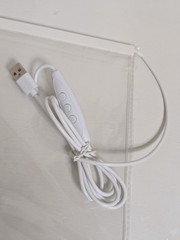 Clear LED USB Powered Rectangle Message Board Modern Acrylic Plastic