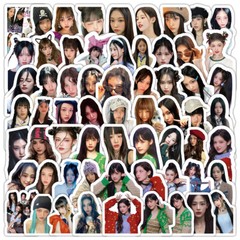 100Pcs NewJeans Sticker for Adults Teens Girls Scrapbooking Water Bottles