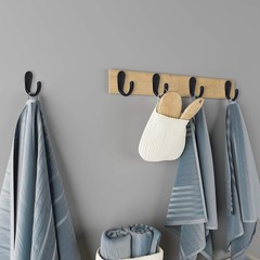 50PCS Coat Hooks Wall Mounted Single Prong Robe Hook for Hanging Towel Hooks