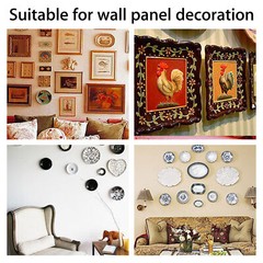10Pcs Wall Plate Spring Hook Hanger Holder Hanging Wire Home Decor Accessory