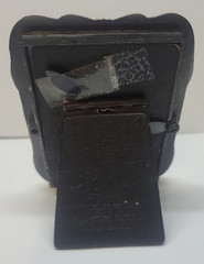 The Weston Gallery Picture Frame Pewter Victorian Style Bow Mini Photo W/ Glass