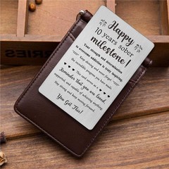 TGCNQ 10 Year Sobriety Gifts – Recovery Gifts for Women Men – 10 Year Sober A…