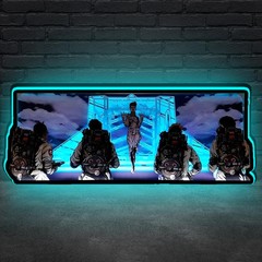 Ghostbusters LED Lightbox 3D Printed Lightbox Arcade Decor LED Sign