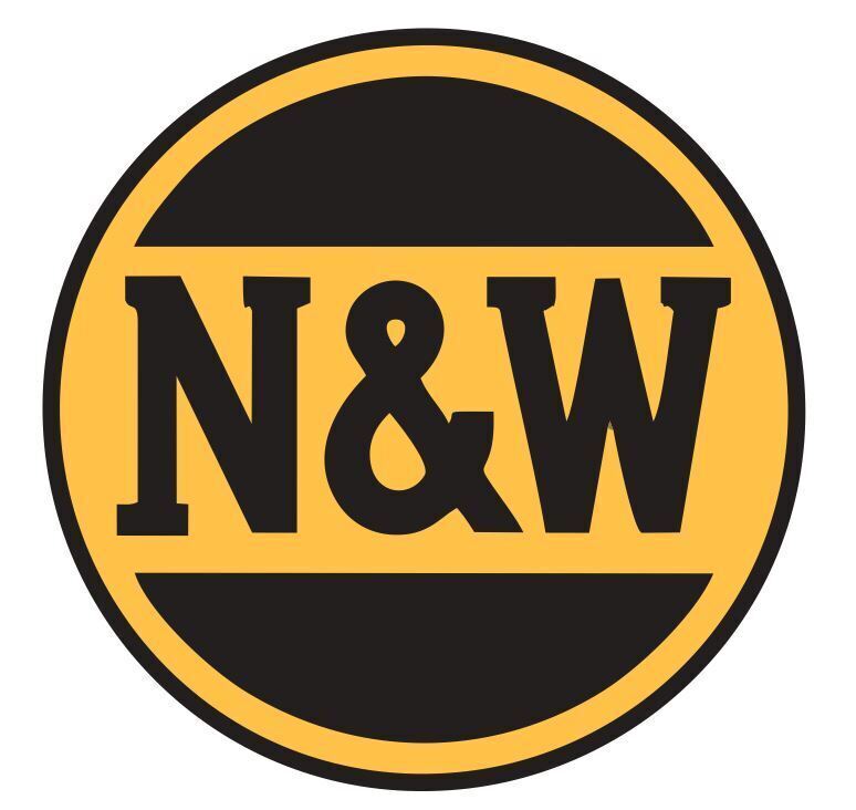 Norfolk & Western Railway Railroad Train Sticker Decal R7282