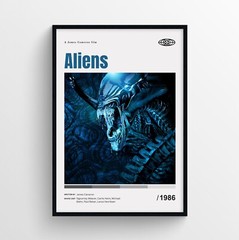 Aliens Movie Poster Print, Wall Art – Unframed