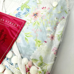 New Vintage Charles Street Kids Collection Decorative Fabric Banner 100% Cotton