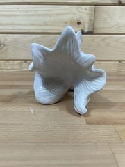 Off White Glazed Statue Table Decor Koi White Ceramic Fish