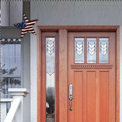 Metal American Flag Barn Star Decor Patriotic Mounted 3D Wall Art July 4th 12″