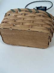 Cute Little Woven Wall Hanging Basket To Store Small Items In 5” X 3”