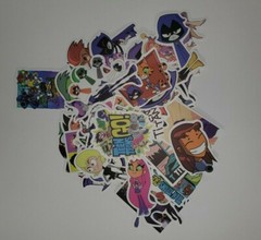 50PCS/Lot Stickers Teen Titans Go! Sticker Laptop New Skateboad Luggage Decals
