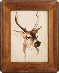 6×8 Wood Picture Frames, Rustic Photo Frame with Real Glass Front,Wall Hanging