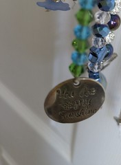 Hand Beaded Suncatcher / Mobile Assorted Colorful Beads for patio or any room