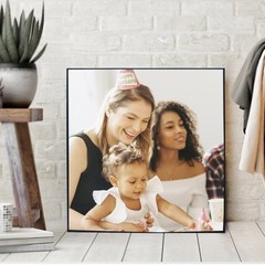 (2 pack) New MS 12×12 Front Loading Tabletop/Wall Picture Frame, Black