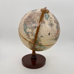 Replogle World Classic 9 Inch Diameter Desktop Globe Genuine Hardwood Base USA