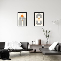 12×18 Frame 2 Pack, Black 12 x 18 Poster Frame for Horizontal or Vertical Wall
