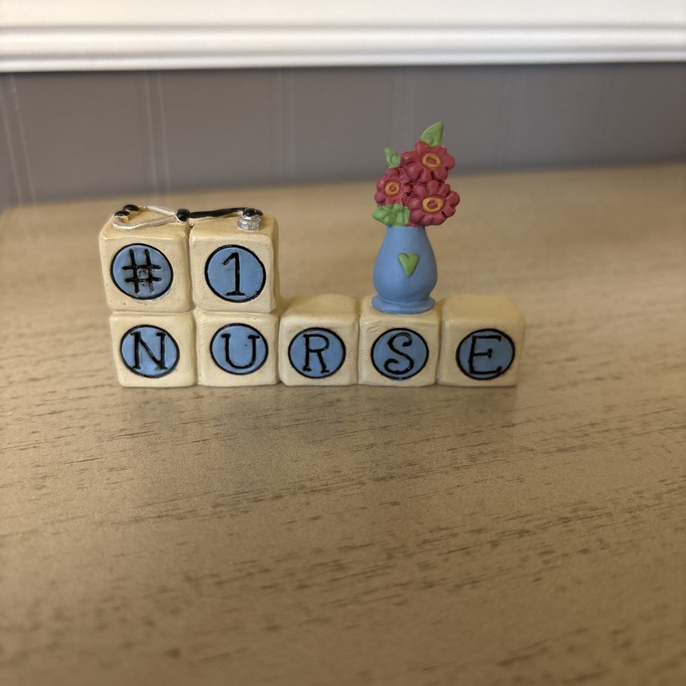 Resin #1 Nurse Small Figurine Home Or Office Decor 3 Inches Long 1 Inch Wide