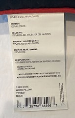 Take Note Blended Yarn Word Pillow With Multi Finish TWTKNT New with Tags !!
