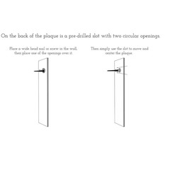 7 In. X 17 In. «Bathroom Rules Chocolate White» by Taylor Greene Printed Wood Wa