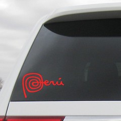 Marca Peru Decal Vinyl Cut Sticker Logo Window Car Peruvian